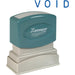 Xstamper VOID Title Stamp - Message Stamp - VOID - 0.50" Impression Width x 1.63" Impression Length - 100000 Impression(s) - Blue - Recycled - 1 Each