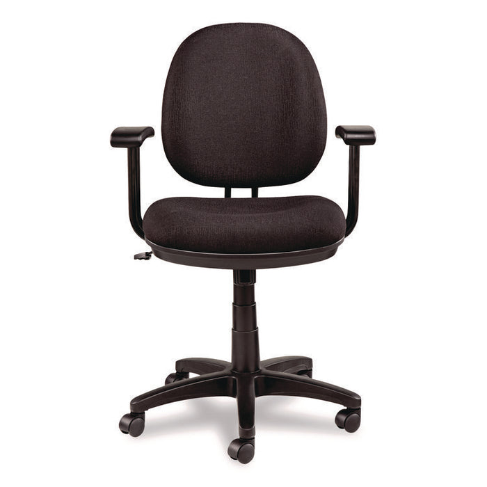 Alera Interval Series Swivel/Tilt Task Chair, Supports Up to 275 lb, 18.42" to 23.46" Seat Height, Black