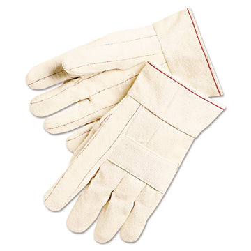 Hot Mill Heat-Resistant Work Gloves, ANSI Level 4 Heat Protection, Clute Cut, Straight Thumb, Large, 12 Pairs