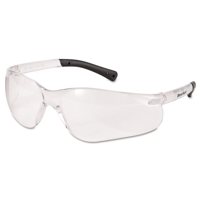 BearKat Safety Glasses, Frameless, Clear Single Anti-Fog Lens, 12/Box