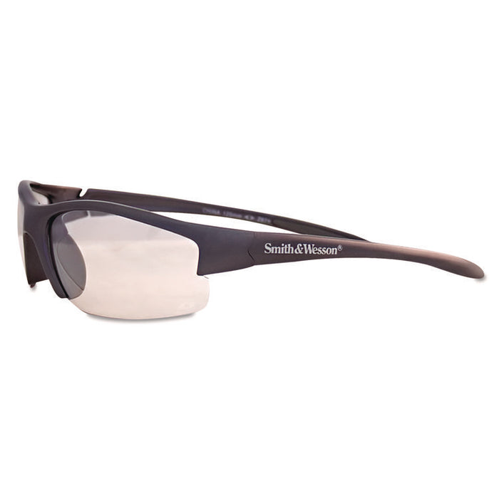 Equalizer Safety Glasses 3016306, Gunmetal Half Frame, Clear Dual Lens