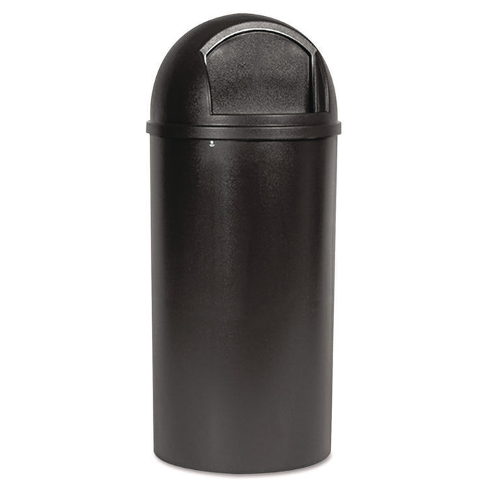 Marshal Classic Container, 25 gal, Plastic, Brown