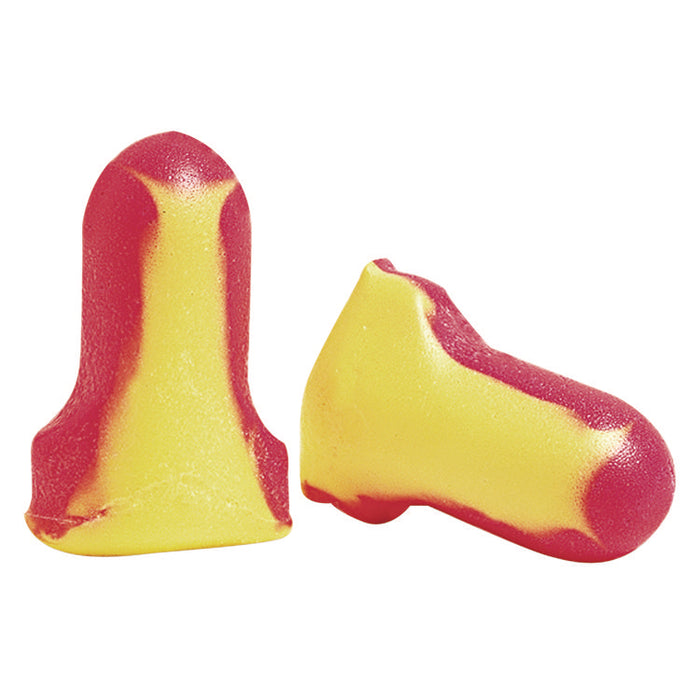 Laser Lite Single-Use Earplugs, 32 dB NRR, One Size Fits Most, Yellow/Magenta Bell/T-Shaped Plugs, 200/Box