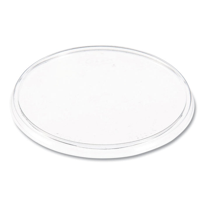 Non-Vented Cup Lids, Fits 32 oz/44 oz Hot Cups, Plastic, Clear, 500/Carton