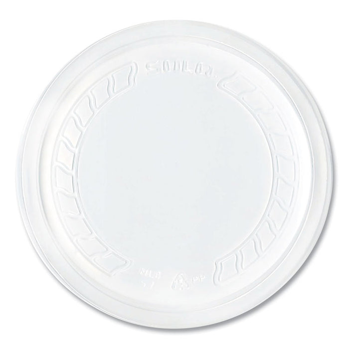 Conex Deli Container Lid, Clear, Plastic, 500/Carton