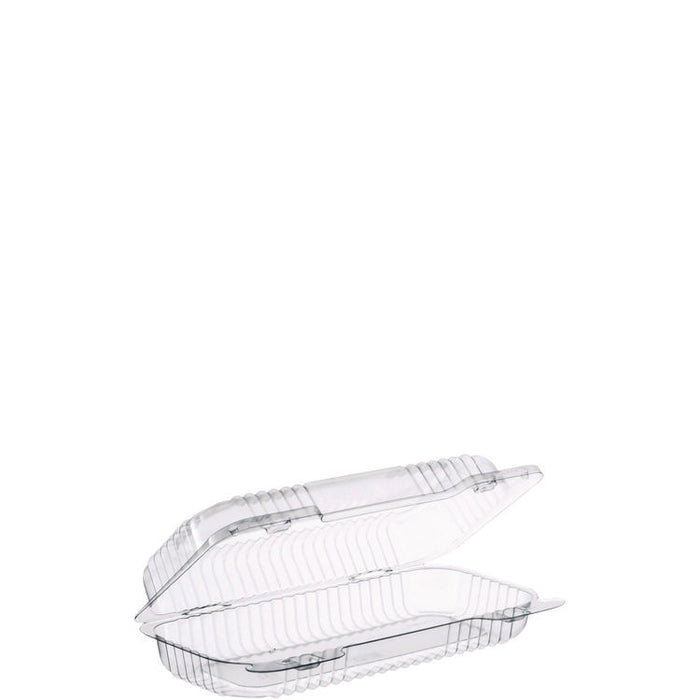 StayLock Clear Hinged Lid Containers, 4.5 x 8.5 x 2.1, Clear, Plastic, 250/Carton