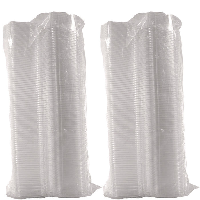 ClearPac SafeSeal Tamper-Resistant/Evident Containers, Flat Lid, 16 oz, Clear, Plastic, 100/Bag, 2 Bags/Carton