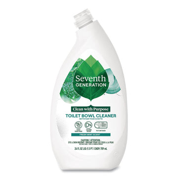 Toilet Bowl Cleaner, Fresh Mint Scent, 24 oz Bottle