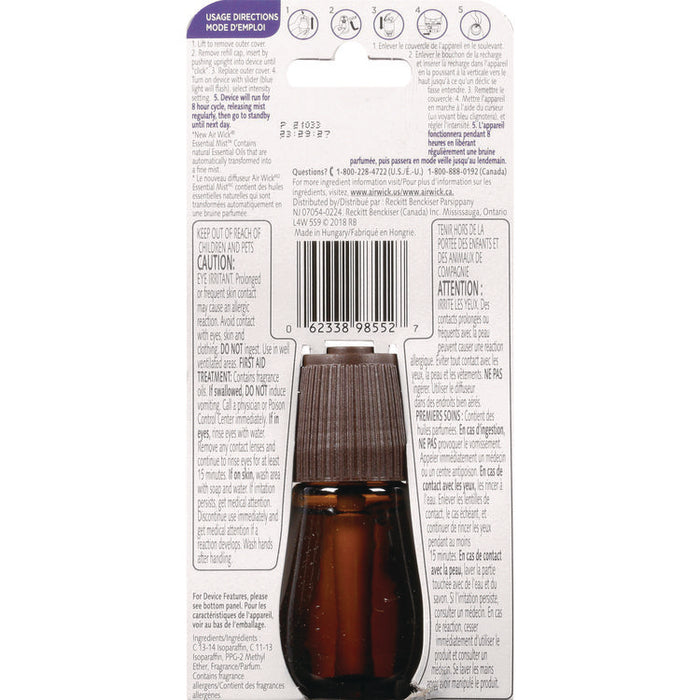 Essential Mist Refill, Lavender and Almond Blossom, 0.67 oz Bottle