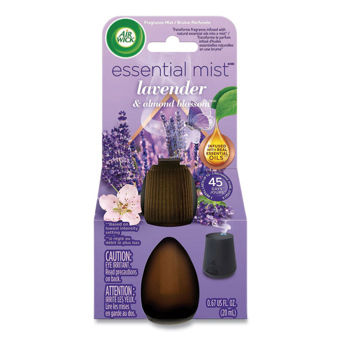 Essential Mist Refill, Lavender and Almond Blossom, 0.67 oz Bottle