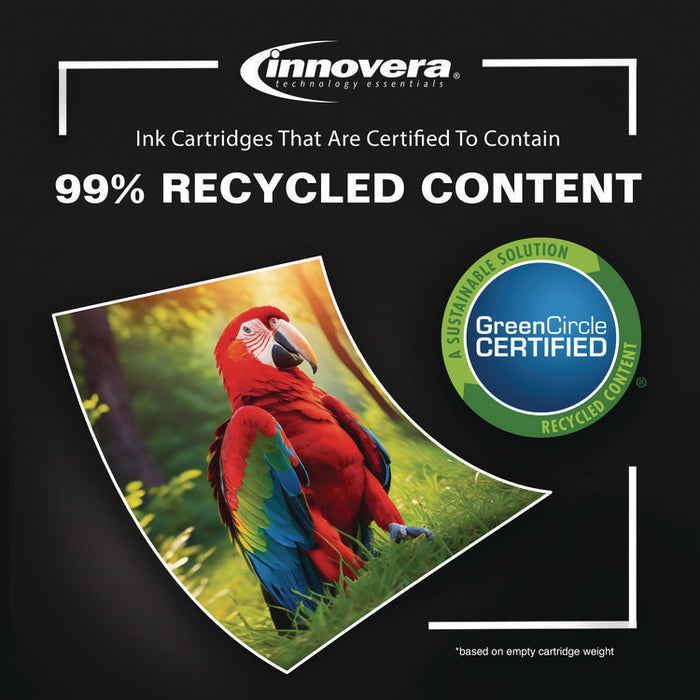 Remanufactured Black Ink, Replacement for CLI-221BK (2946B001), 3,425 Page-Yield