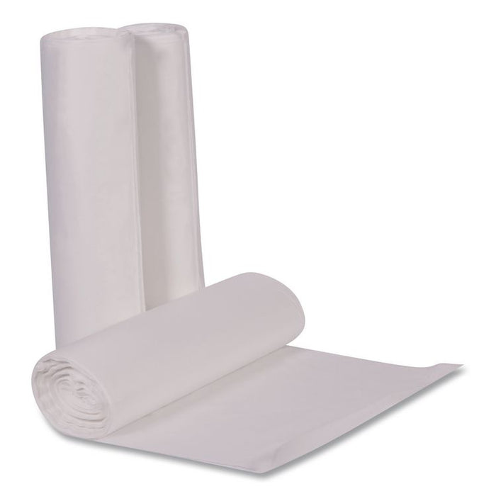 Linear Low Density Can Liners with AccuFit Sizing, 23 gal, 0.9 mil, 28" x 45", Clear, 50 Bags/Box, 6 Boxes/Carton