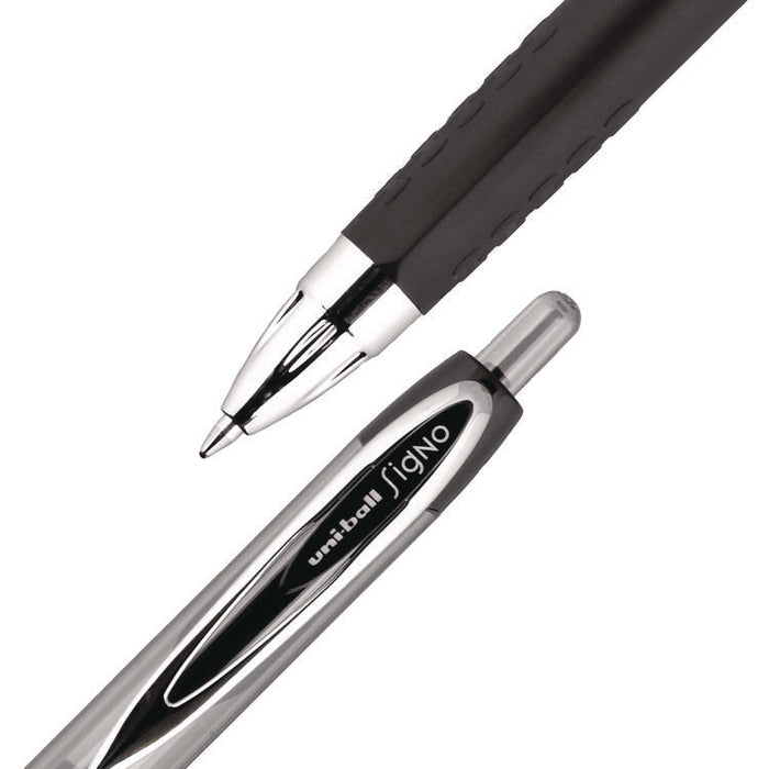 Signo 207 Gel Pen, Retractable, Medium 0.7 mm, Assorted Ink and Barrel Colors, 5/Pack