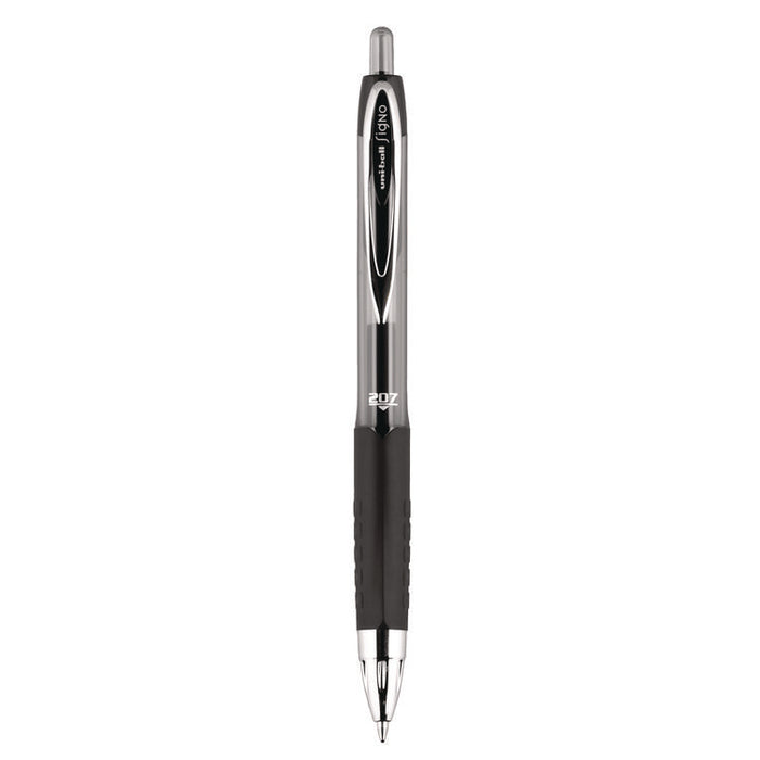 Signo 207 Gel Pen, Retractable, Medium 0.7 mm, Assorted Ink and Barrel Colors, 5/Pack