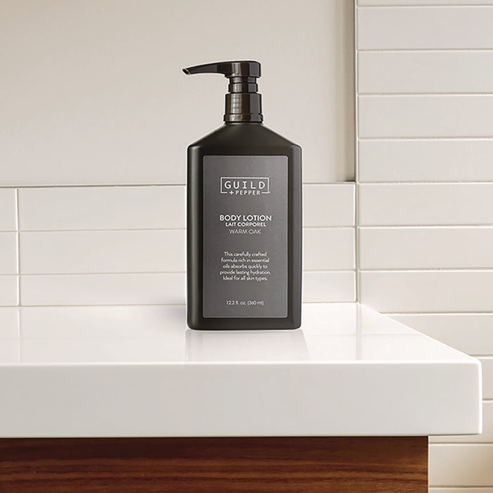 Lotion, 12.2 oz Bottle, Warm Oak Scent, 12/Carton