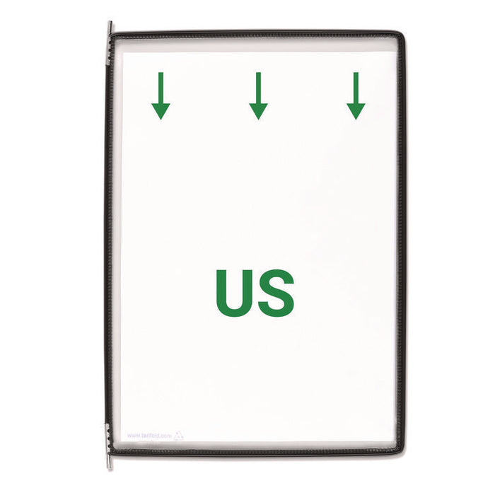 Desktop Reference Starter Set, 10 Antimicrobial Wire-Reinforced Pockets