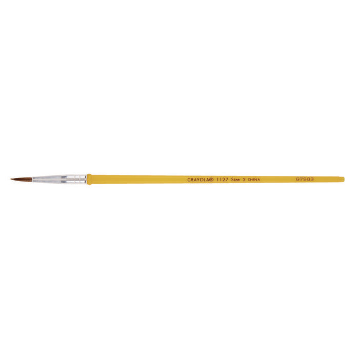 Watercolor Brush Set, Size 2, Camel-Hair Blend, Round Profile, 3/Pack