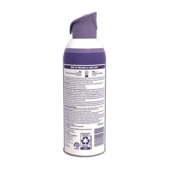 Air Sanitizer Spray, Light Breeze Scent, 10 oz Aerosol Spray, 6/Carton