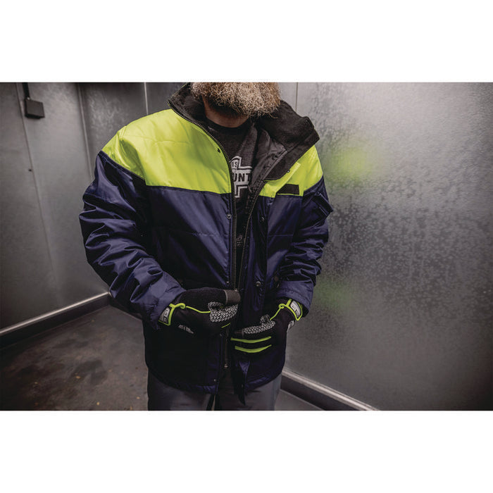 N-Ferno 6476 Insulated Freezer Jacket, X-Small, Navy