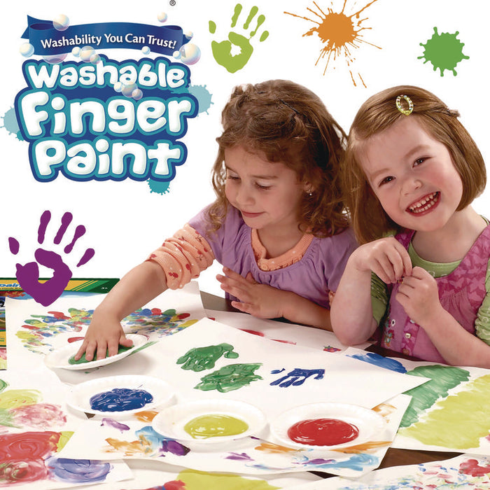Washable Fingerpaint, Violet, 16 oz Bottle