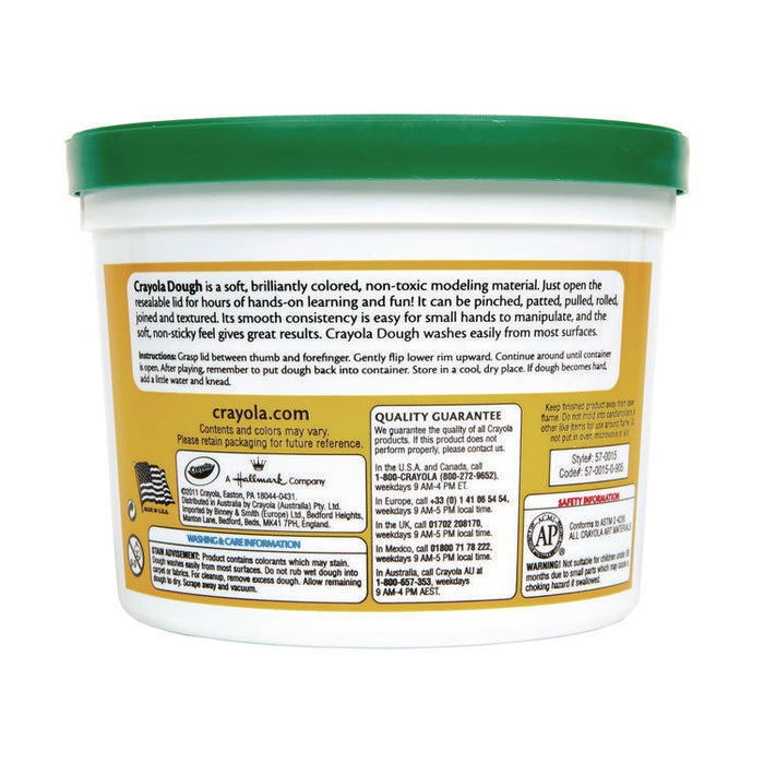 Modeling Dough Bucket, 3 lbs, Green