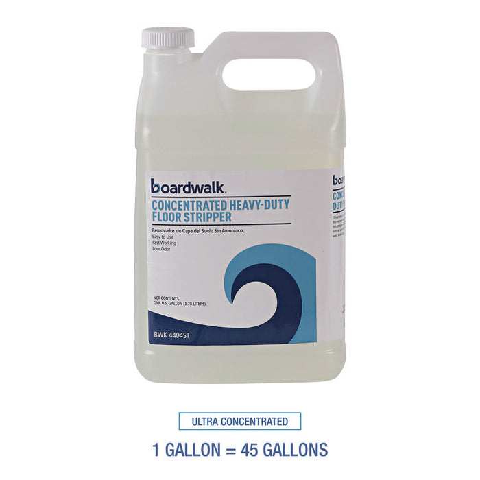 Concentrated Heavy-Duty Floor Stripper, 1 gal Bottle, 4/Carton