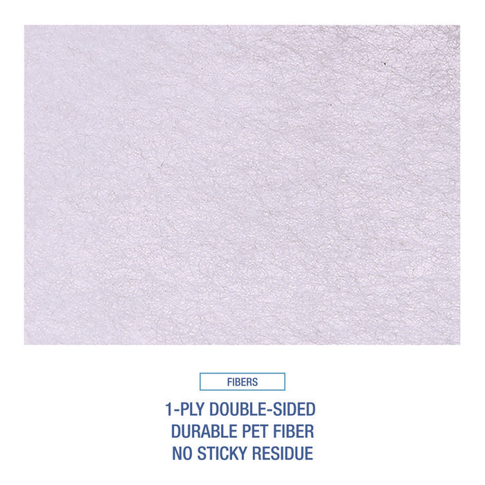 TrapEze Disposable Dusting Sheets, 8" x 125 ft, White, 250 Sheets/Roll