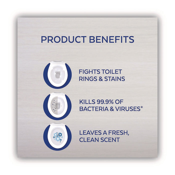 Disinfectant Toilet Bowl Cleaner, Atlantic Fresh Scent, 24 oz Bottle, Angle-Neck Bottle
