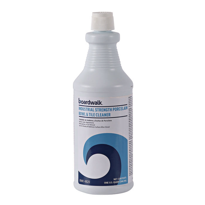 Industrial Strength RTU Porcelain Bowl and Tile Cleaner, 32 oz Bottle, 12/Carton