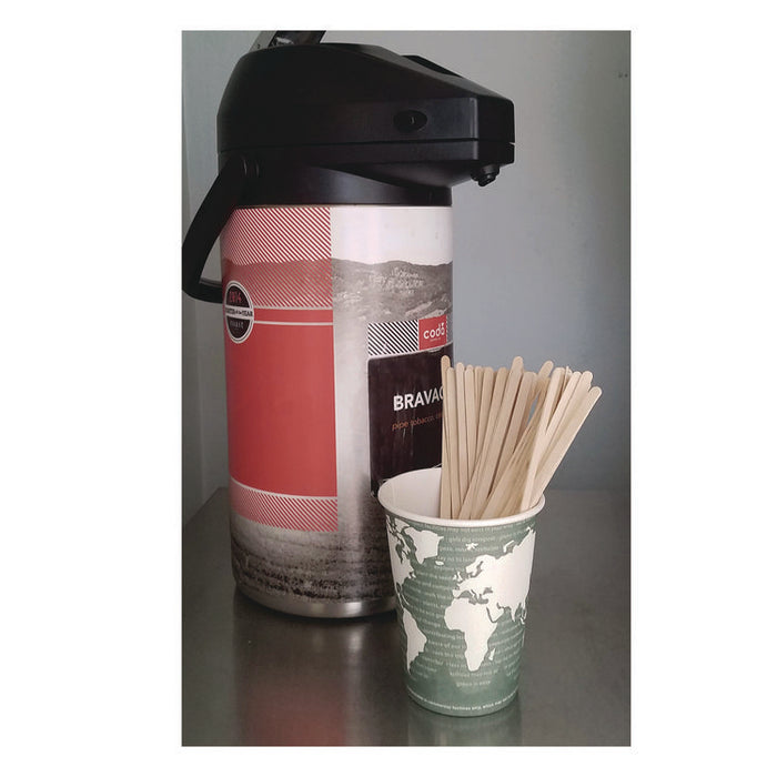 Wooden Stir Sticks, 7", 1,000/Pack, 10 Packs/Carton