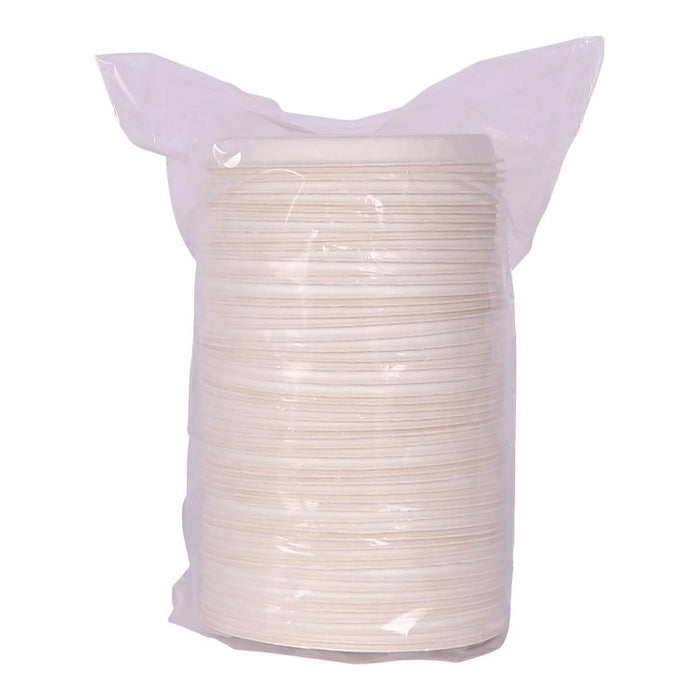 Vanguard Sugarcane Portion Cup Lid, Fits 4 oz Portion Cups, White, 1,800/Carton