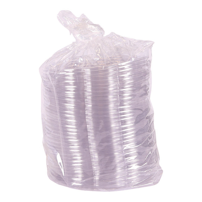 Renewable and Compostable Lids, Fits 24, 32 and 48 oz Salad Bowls, Clear, Plastic, 300/Carton