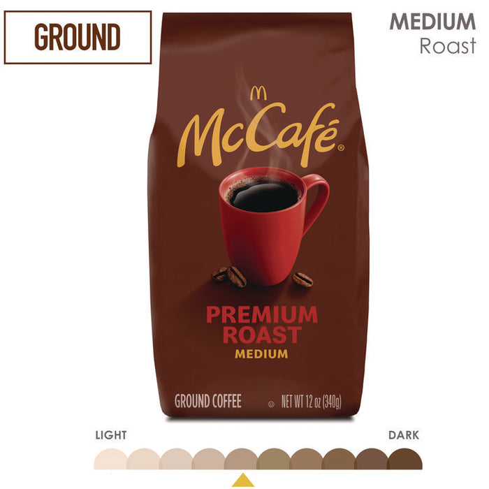 Ground Coffee, Premium Roast, 12 oz Bag
