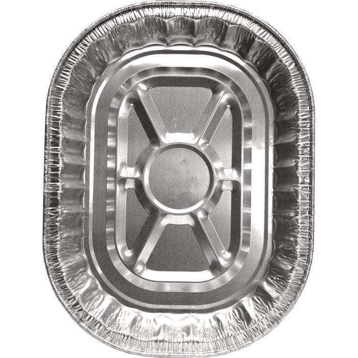 Giant Rack Roaster Pan, 272 oz, 14.43 x 3.12 x 17.68, Silver, Aluminum, 100/Carton