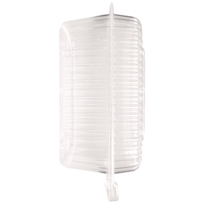 Handi-Lock Single Compartment Food Container, 46 oz, 8 x 3 x 8.87, Clear, Plastic, 250/Carton