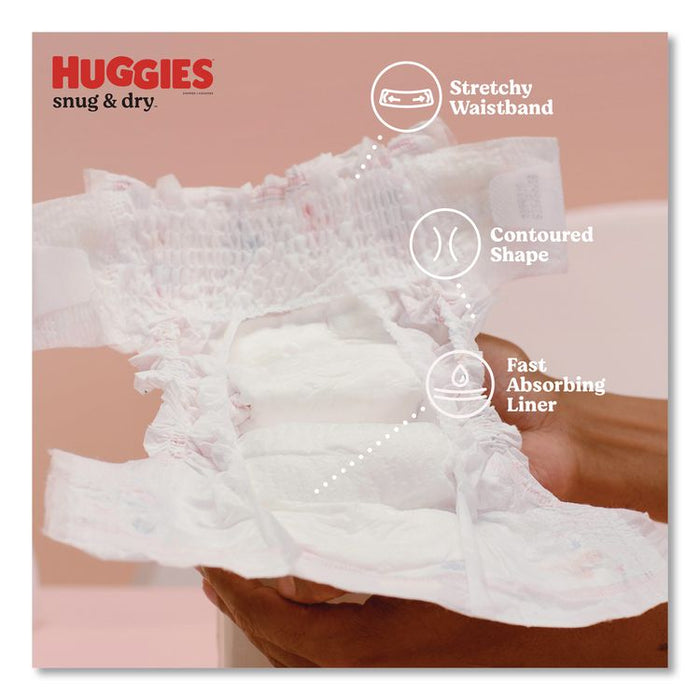 Snug and Dry Diapers, Size 6, 35 plus lbs, 112/Carton