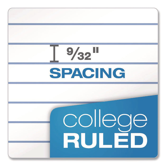 Poly One-Subject Notebook, Medium/College Rule, Randomly Assorted Cover Color, (100) 11 x 9 Sheets