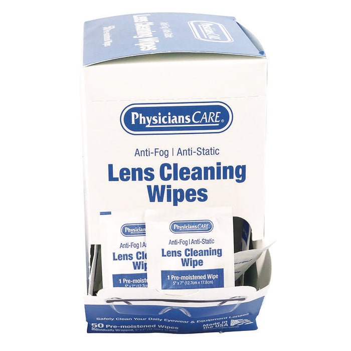 Lens Cleaning Wipe, 5 x 7, 50/Box