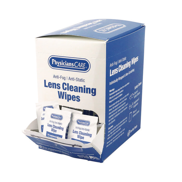 Lens Cleaning Wipe, 5 x 7, 50/Box