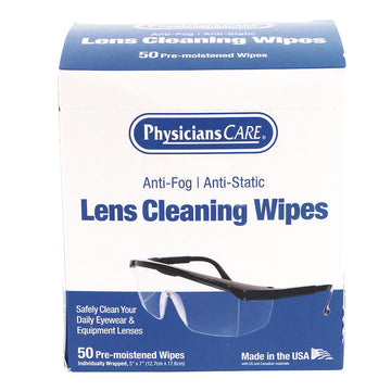 Lens Cleaning Wipe, 5 x 7, 50/Box