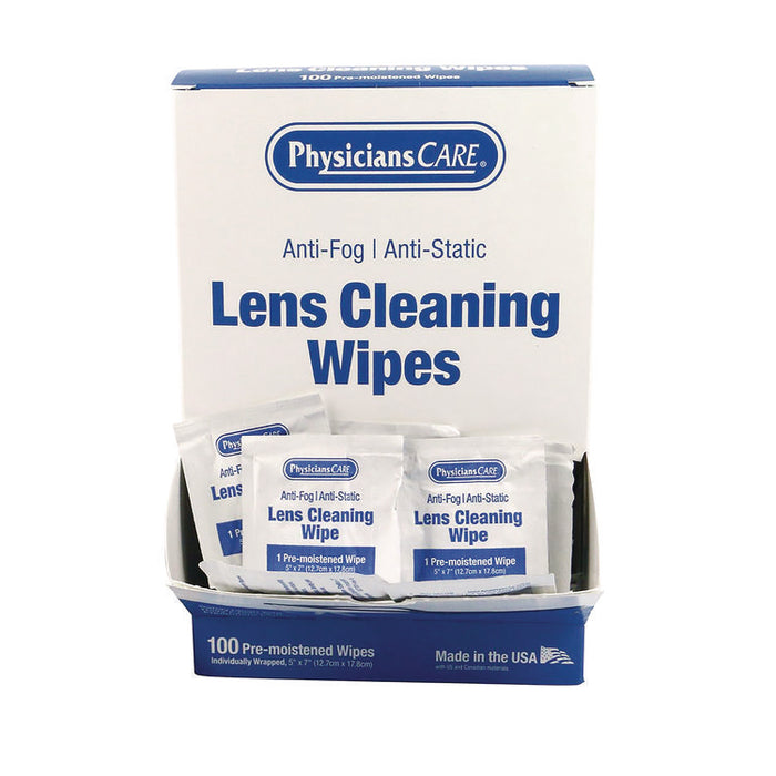 Lens Cleaning Wipe, 5 x 7, 100/Box