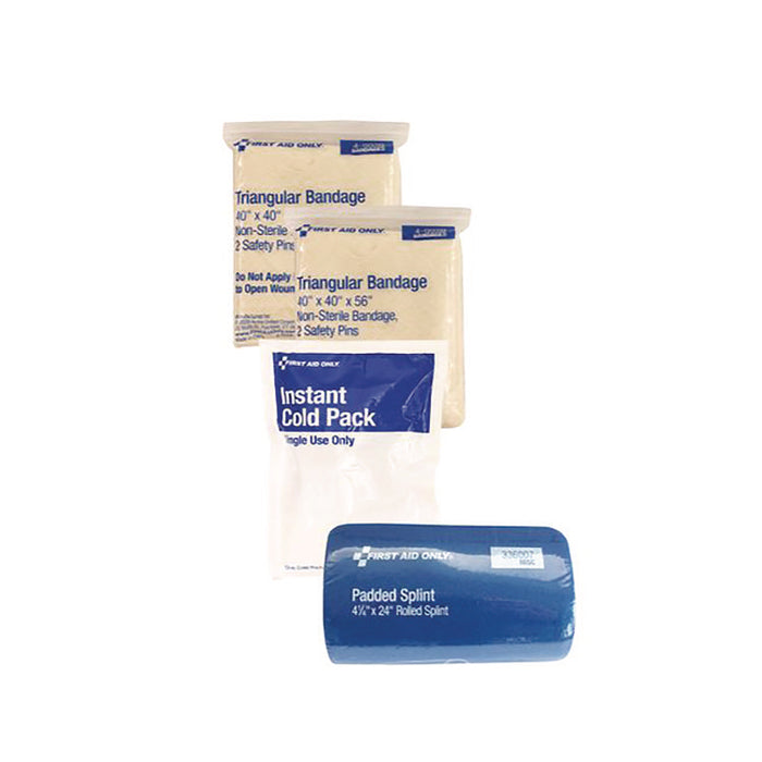 9-Piece CPR and Sprains Treatment Pack, Resealable Plastic Bag
