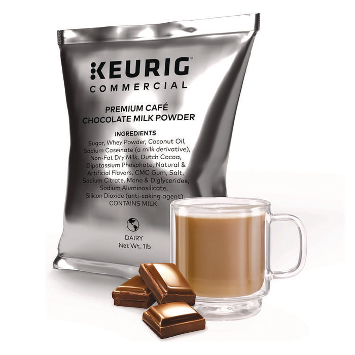 Premium Cafe Powders, Chocolate, 16 oz Bag, 12/Carton