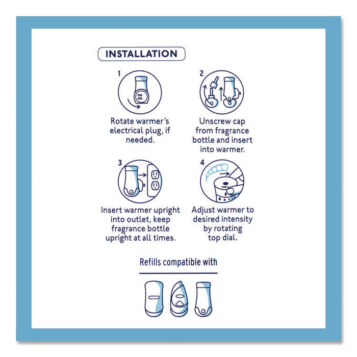 Plugins Scented Oil Refill, Clean Linen, 0.67, 7/Pack