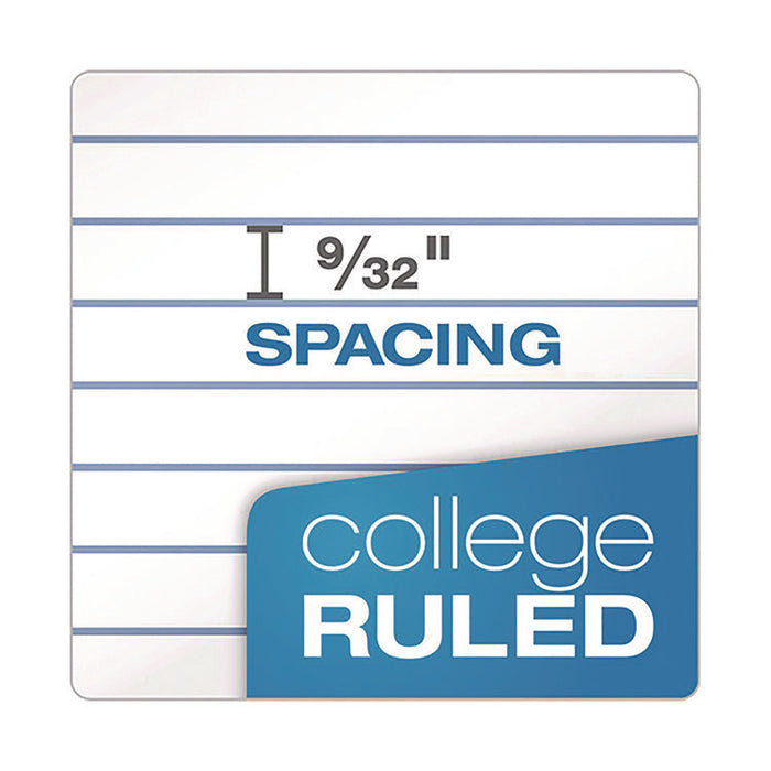 Three-Subject Notebook, Medium/College Rule, Randomly Assorted Cover Color, (150) 11 x 9 Sheets