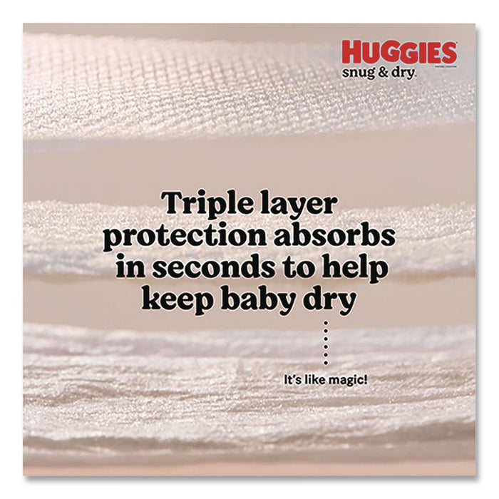Snug and Dry Diapers, Size 3, 16 lbs to 28 lbs, 168/Carton