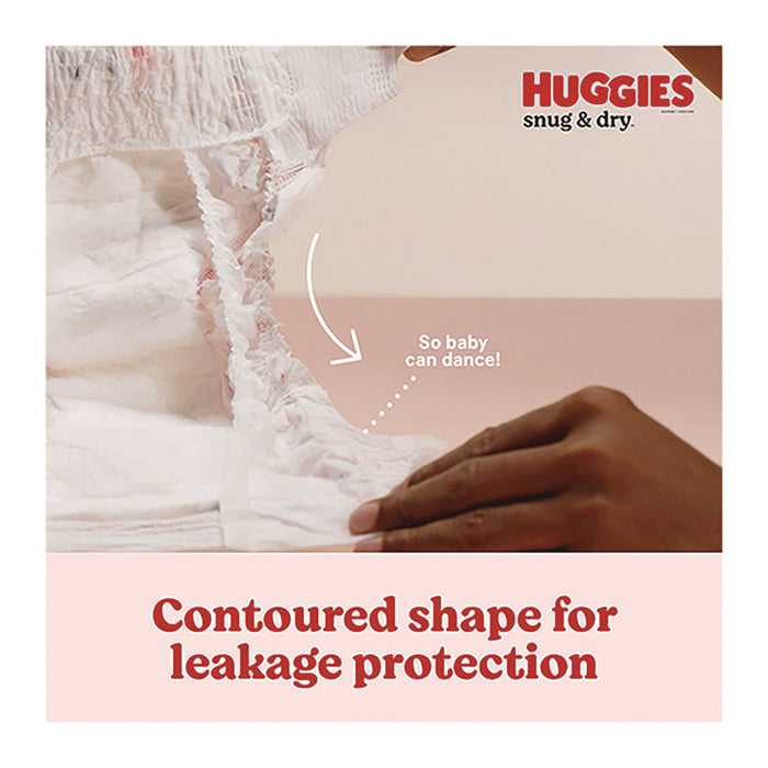 Snug and Dry Diapers, Size 2, 12 lbs to 18 lbs, 116/Carton