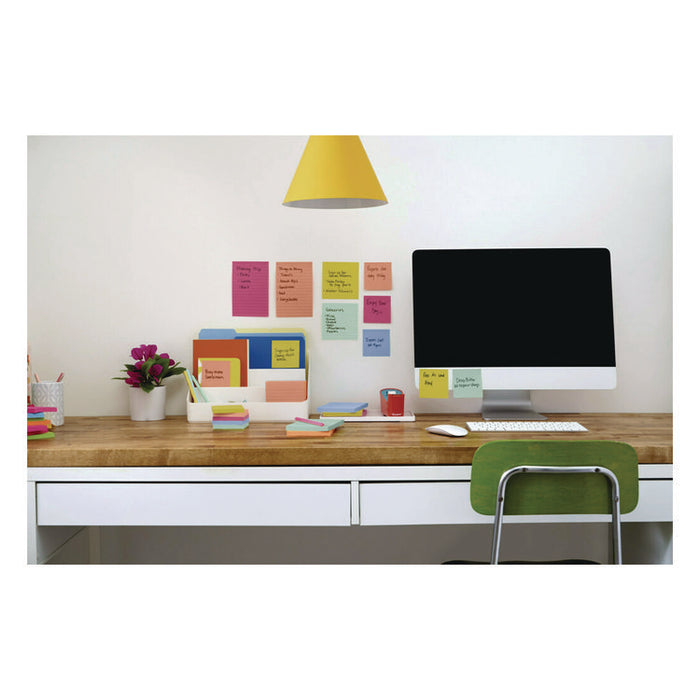 Note Pads in Summer Joy Color Collection Colors, 4" x 6", Note Ruled, 90 Sheets/Pad, 5 Pads/Pack