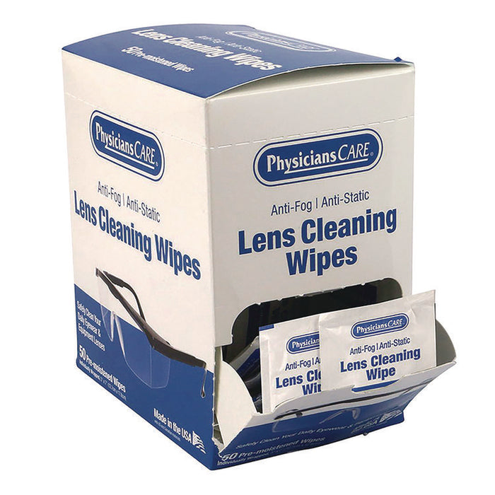 Lens Cleaning Wipe, 5 x 7, 50/Box