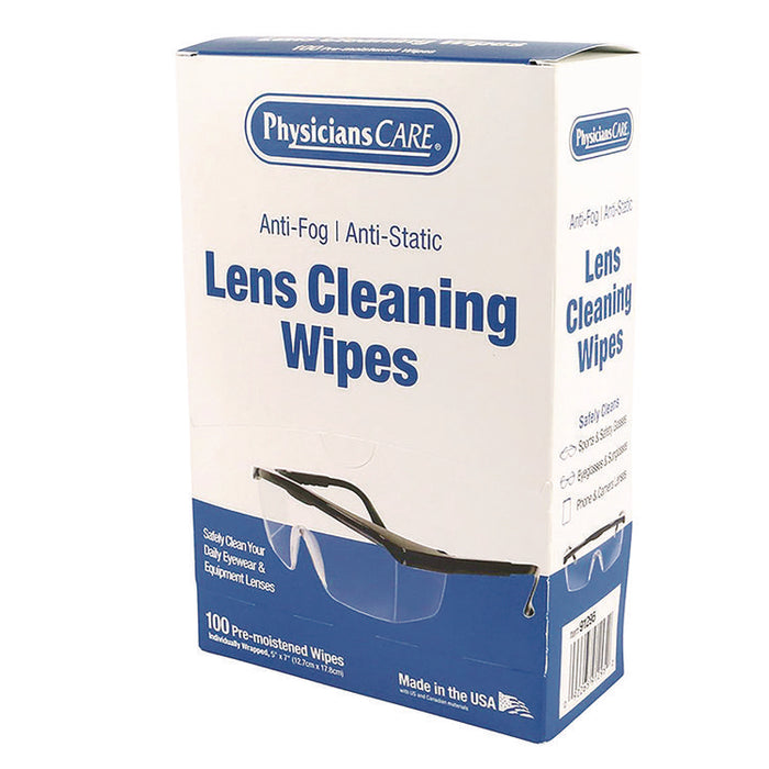 Lens Cleaning Wipe, 5 x 7, 100/Box